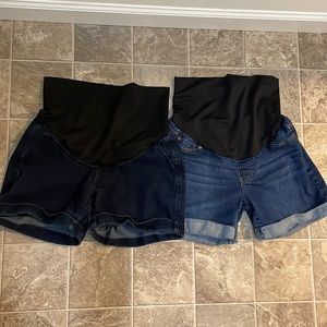 Lot of 2 Liverpool Maternity Jean Shorts